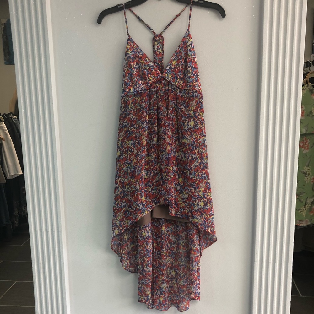 BCBGeneration High-Low Open Back Dress